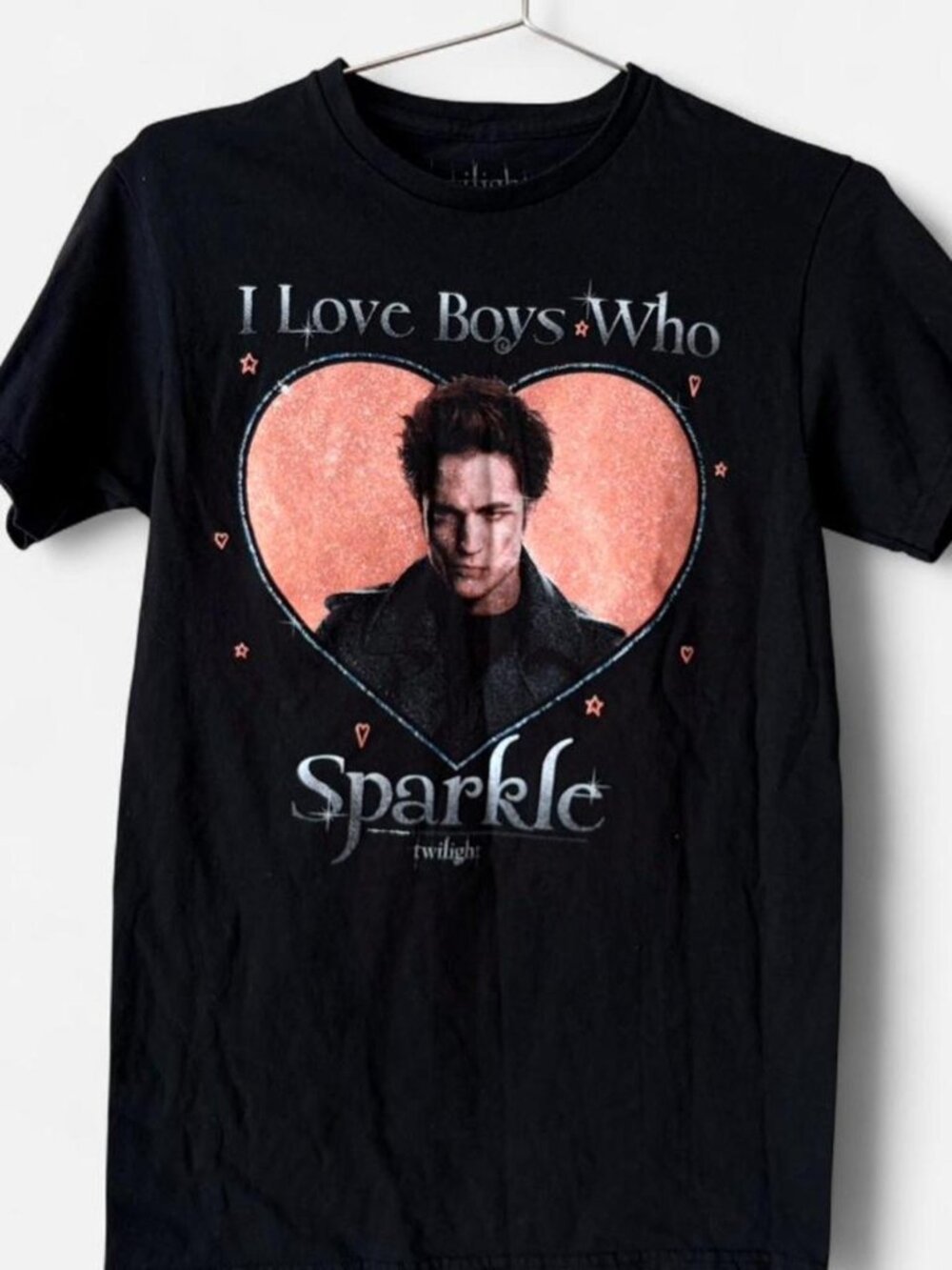 Twilight Edward Cullen Black Graphic Tee Shirt Small